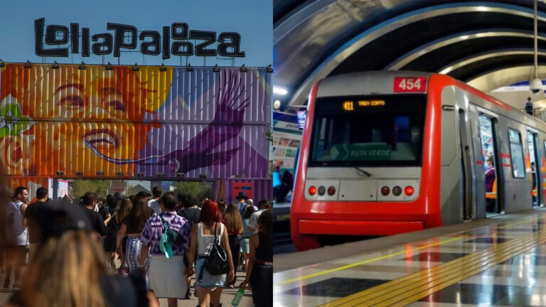 Transporte reforzado para Lollapalooza Chile 2025: Metro operará hasta la 01:30 y Red Movilidad sumará buses durante el festival