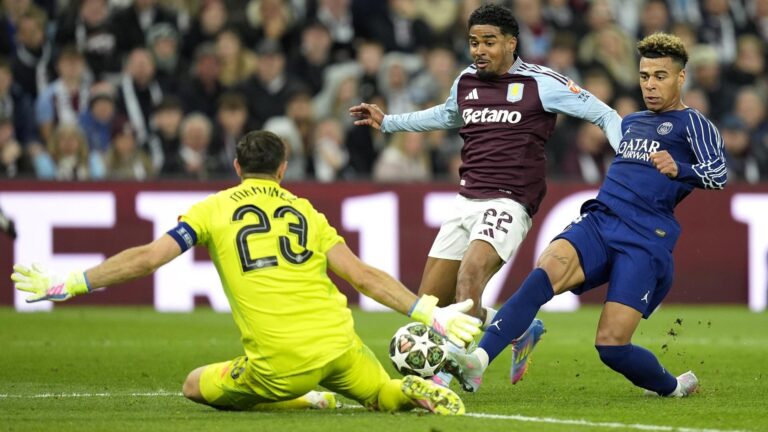 Aston Villa quedó eliminado en partidazo ante el PSG por el pase a semifinales de Champions League