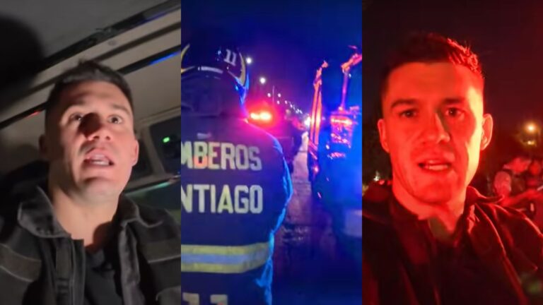 “Nunca vi algo así en Latinoamérica”: Youtuber italiano queda impactado por la velocidad de respuesta de Bomberos chilenos