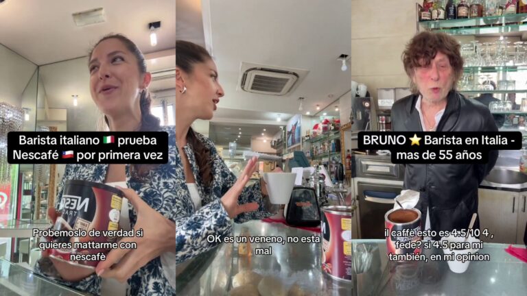 “¡Esto es veneno!”: Barista italiano estalla tras probar uno de los cafés instantáneos más consumidos en Chile