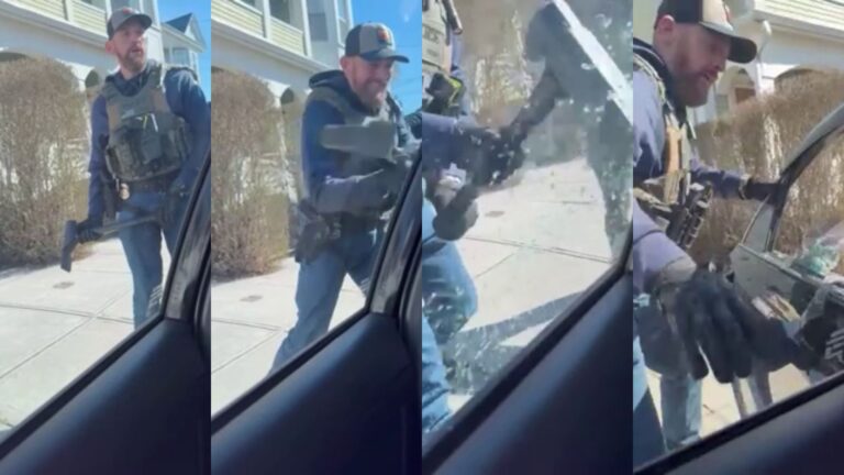 “Por las buenas o por las malas”: Policía rompe ventanilla y detienen a guatemalteco indocumentado en Estados Unidos