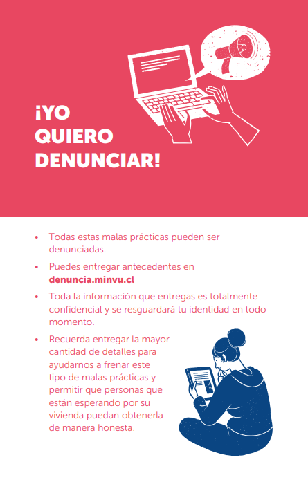 Ministerio de Vivienda presenta guía para prevenir estafas al postular a subsidios habitacionales: Estas son las recomendaciones