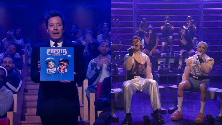 Ca7riel y Paco Amoroso, el dúo argentino que se volvió un ícono de Tiny Desk y brilló en Lollapalooza Chile, debuta en show de Jimmy Fallon