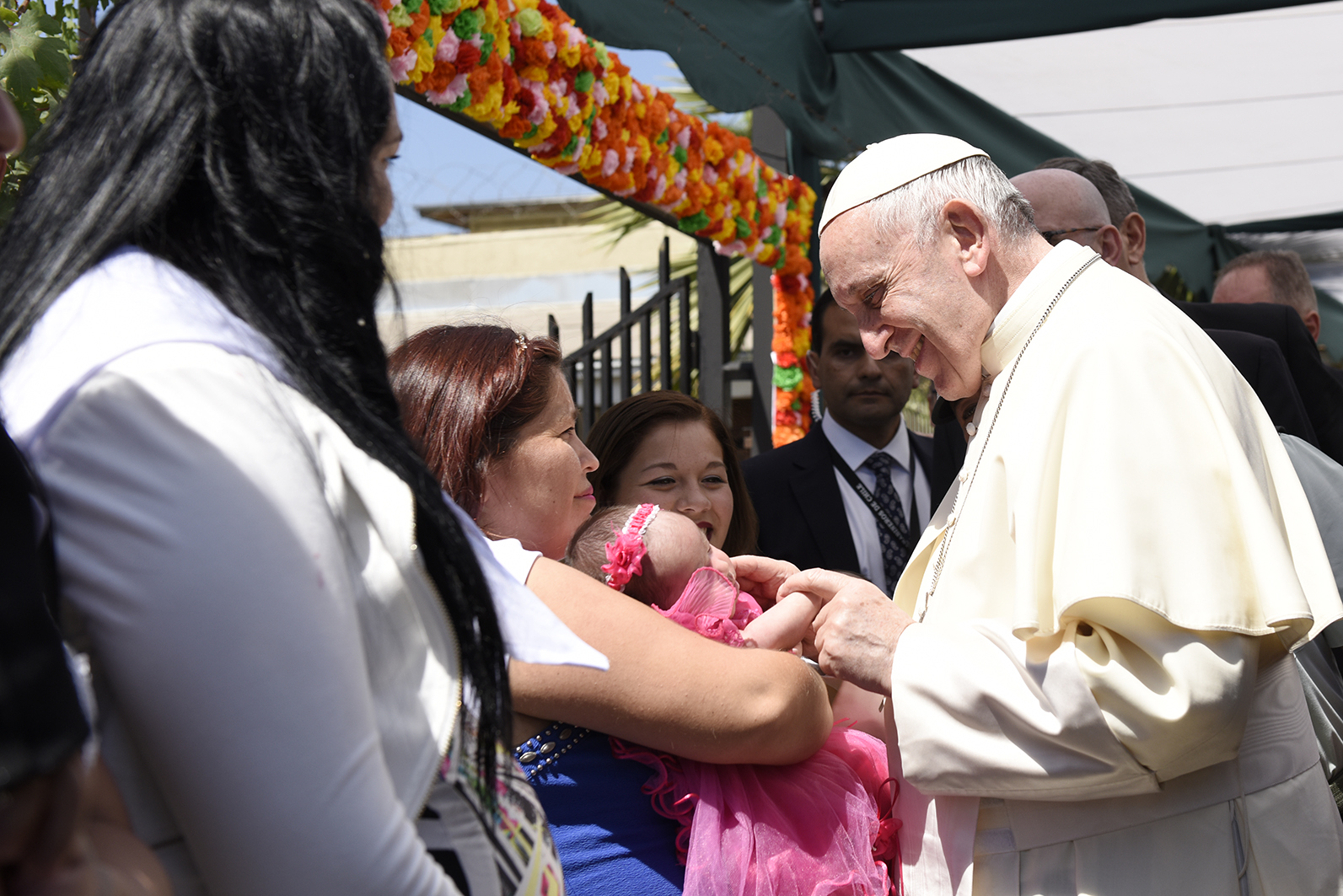 Papa Francisco visitó cárcel de mujeres en San Joaquín en 2018