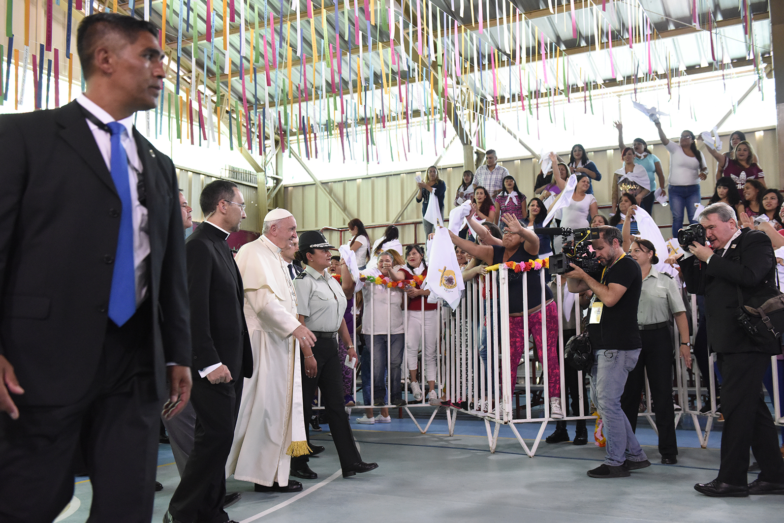 Papa Francisco visitó cárcel de mujeres en San Joaquín en 2018