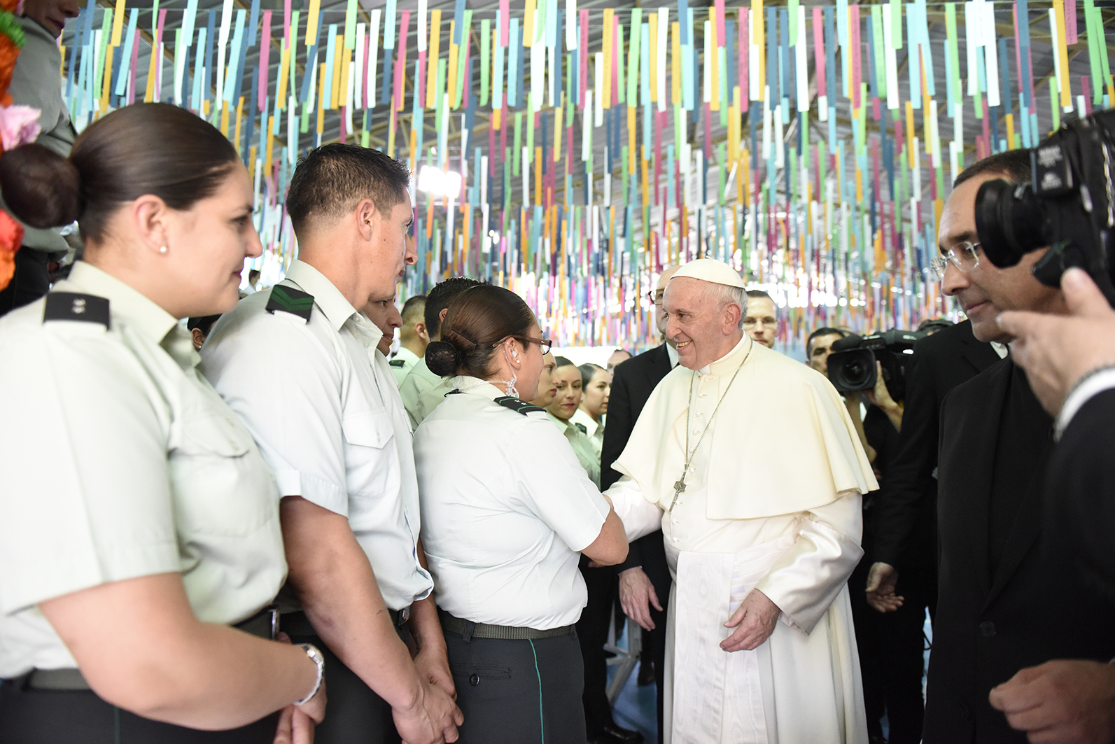 Papa Francisco visitó cárcel de mujeres en San Joaquín en 2018