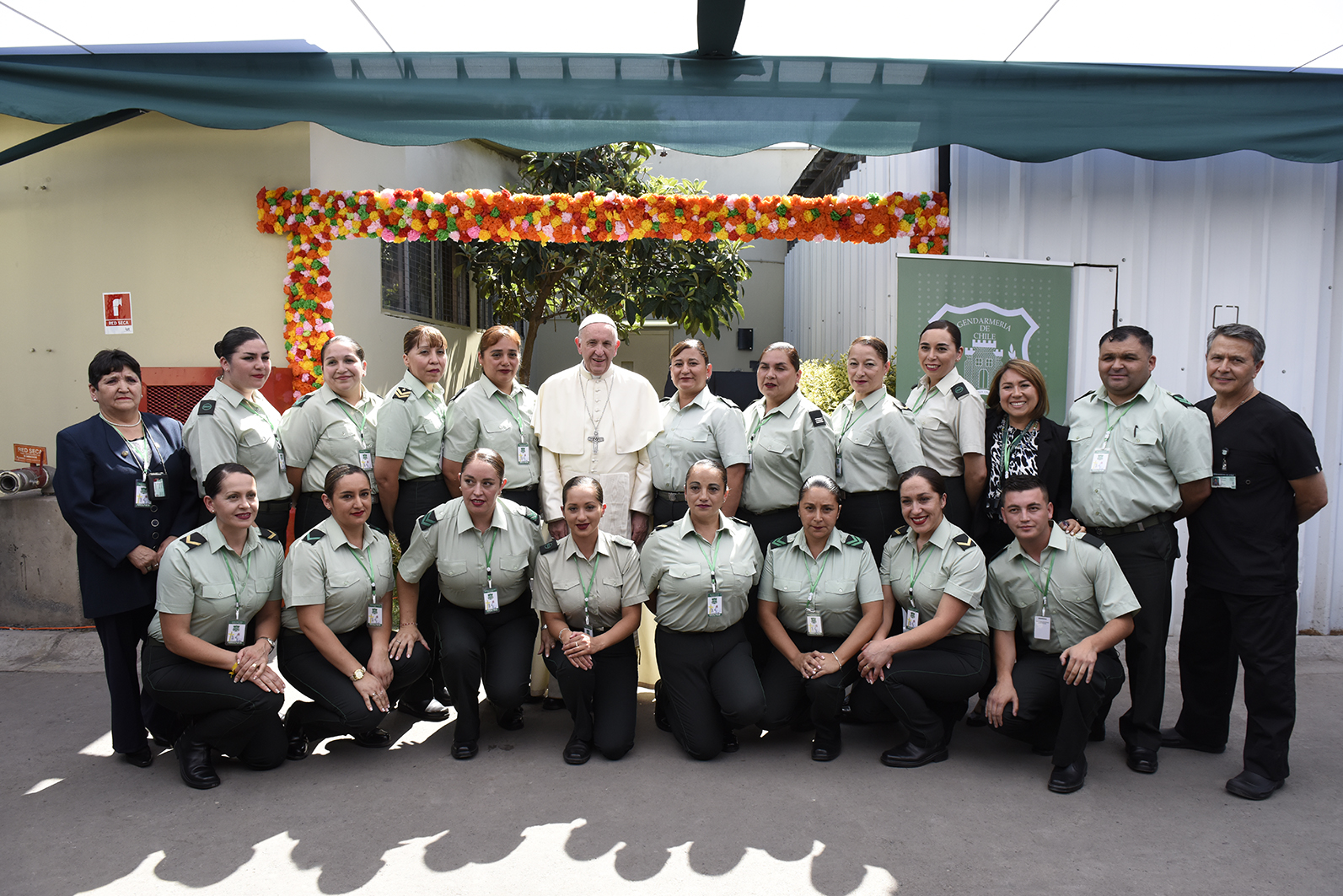 Papa Francisco visitó cárcel de mujeres en San Joaquín en 2018