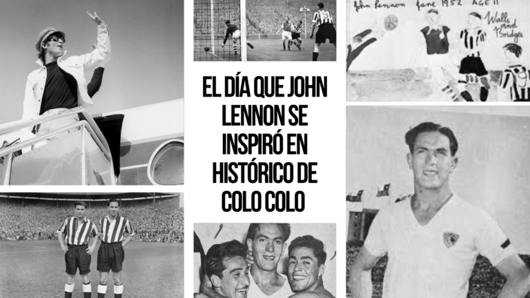 El día en que John Lennon se inspiró en dos históricos de Colo Colo para crear la portada de “Walls and Bridges”