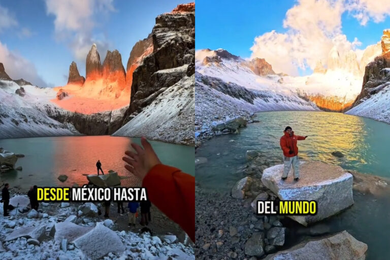 Mexicano en Chile queda maravillado luego de visitar las Torres del Paine: 