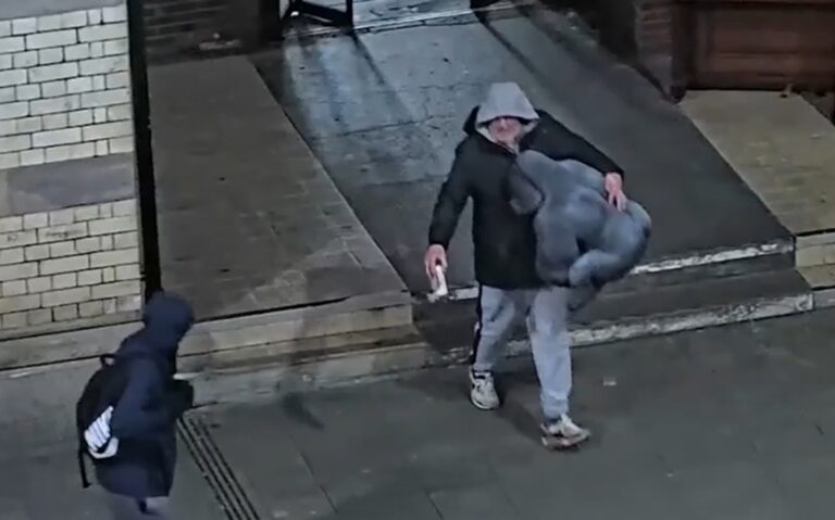 ¿El robo más extraño del año? Detienen a sujeto que sustrajo un gorila de plástico desde un supermercado