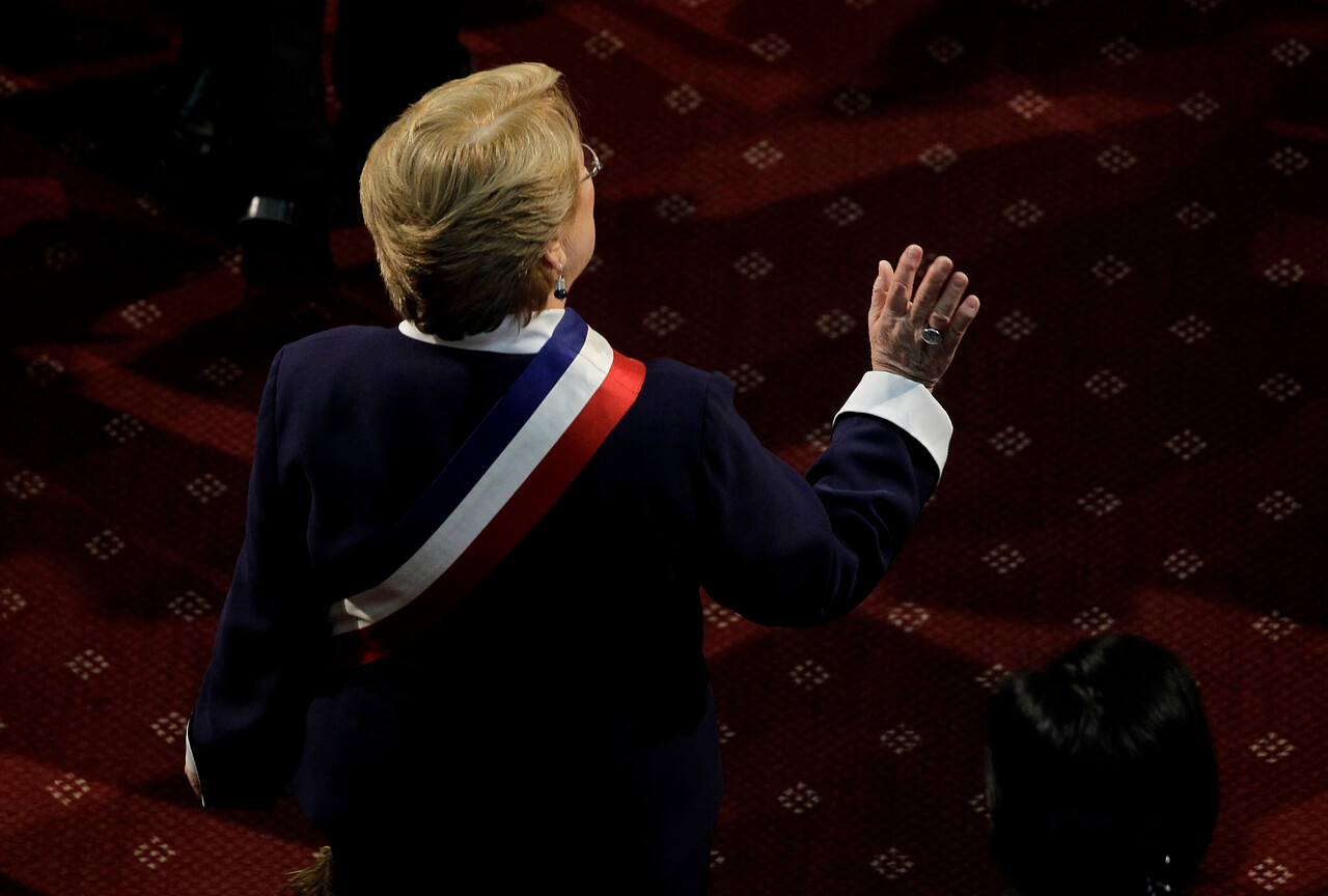 1 de junio de 2017. La presidenta Michelle Bachelet, durante la Cuenta Publica en el Congreso Nacional/Agencia Uno