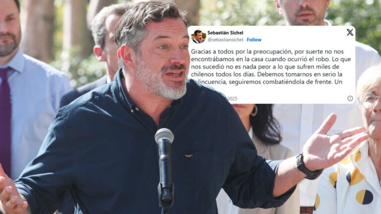 Sichel tras millonario robo en su vivienda: “Lo que nos sucedió no es nada peor a lo que miles de chilenos viven a diario”
