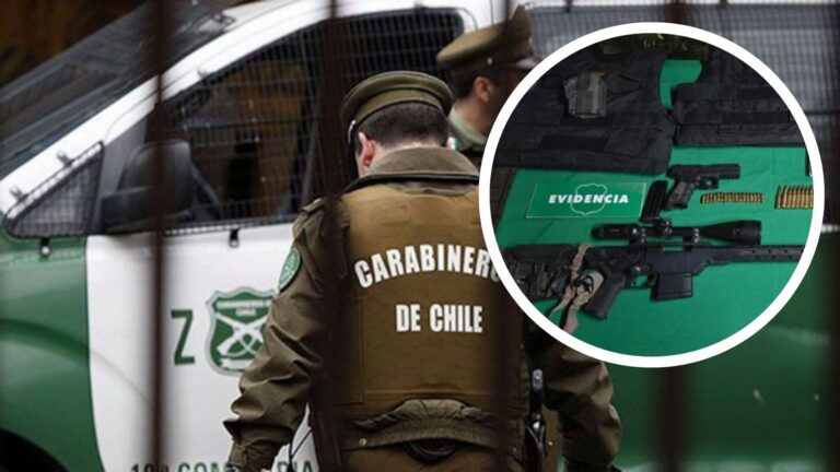 Hombre es detenido con armamento de alto calibre y vestimenta policial en Combarbalá: se hacía pasar por carabinero activo