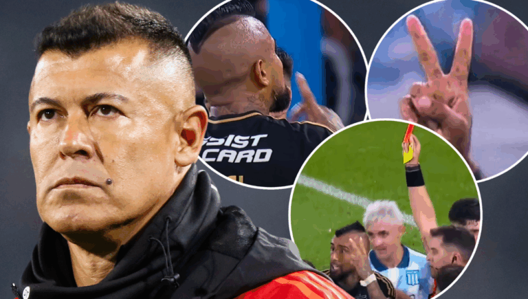 La insólita explicación de Almirón al gesto de Vidal: “Era para Aquino, que la tirara al segundo palo”