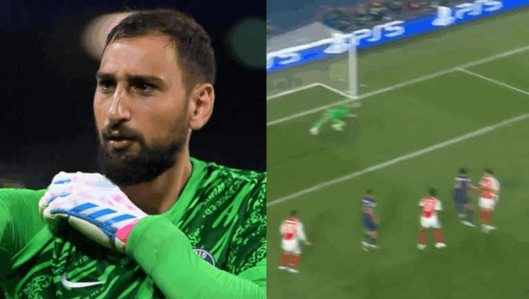 Donnarumma evita gol de Arsenal con tremenda tapada y enciende alarmas por posible lesión