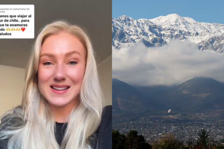 “Es increíble…”: TikToker finlandesa revela las tres cosas que más le “encantan” de Chile