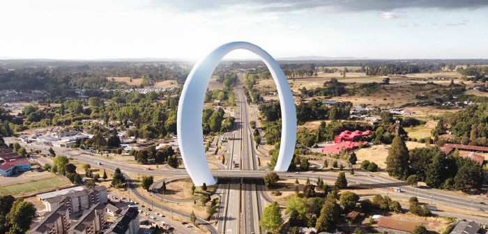 Le sale competencia a Talca: Osorno busca construir una “O” gigante de la altura de la Torre Entel