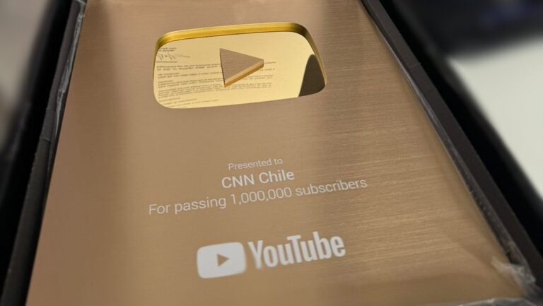 ¡Un gran logro! CNN Chile llega al millón de suscriptores en Youtube