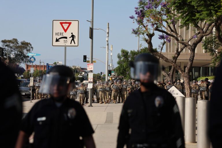 Calma relativa en Los Ángeles tras cuarta jornada de protestas por redadas migratorias
