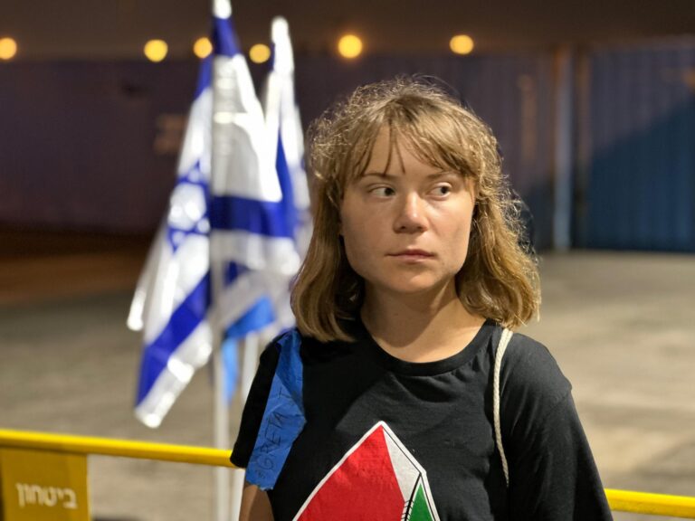 Israel difunde imagen de Greta Thunberg y asegura que el 