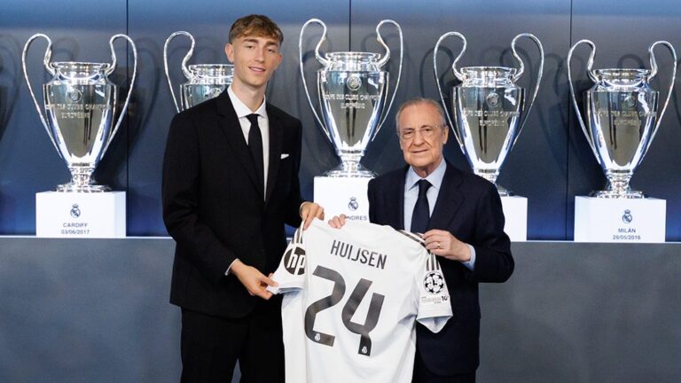 Dean Huijsen es presentado como nuevo refuerzo del Real Madrid: El defensa más caro de su historia