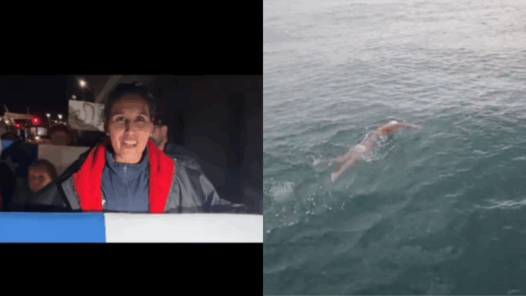 La sirena de hielo lo logró: Bárbara Hernández es la primera sudamericana en hacer el doble cruce del canal de la Mancha