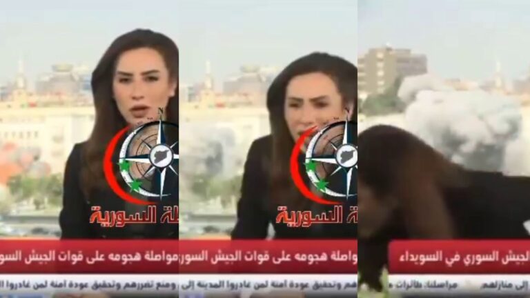 Israel bombardea Siria: Ataque es captado en vivo por la televisión siria