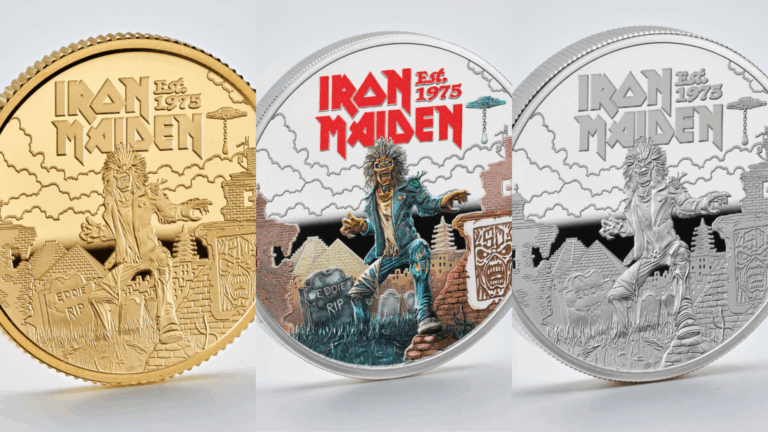 Reino Unido lanza monedas conmemorativas por aniversario 50 de Iron Maiden