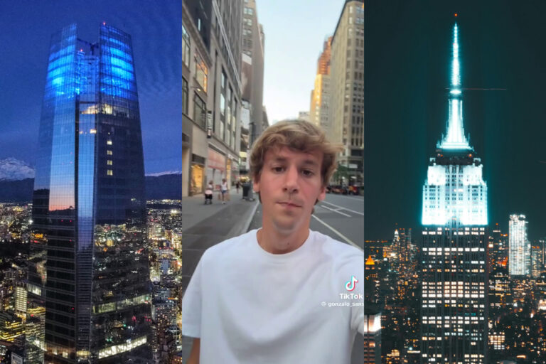 “Santiago está muy por delante de Nueva York”: Tiktoker español destaca la capital chilena por sobre La Gran Manzana