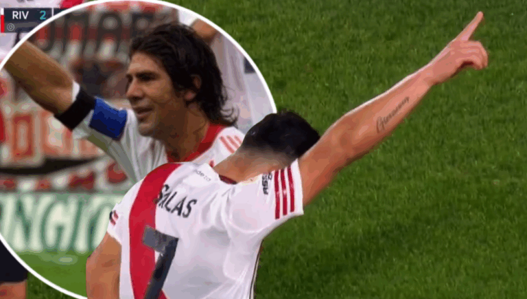 Ex Palestino Maxi Salas debuta con gol en River y sorprende con homenaje al “Matador”: “Fue para Marcelo”