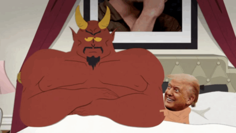El Trump animado de “South Park”: Demandas, poder absoluto y una cama con Satanás