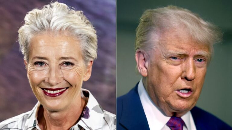 Emma Thompson recuerda la insólita invitación que le hizo Donald Trump en 1997