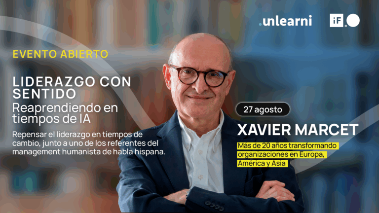Xavier Marcet llega a Chile para hablar de liderazgo con sentido en tiempos de IA