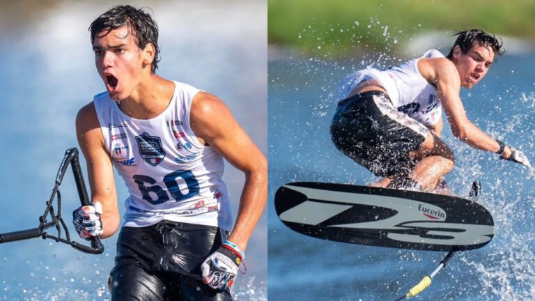 Histórico: Chileno Matías González se coronó campeón mundial de esquí náutico en Italia