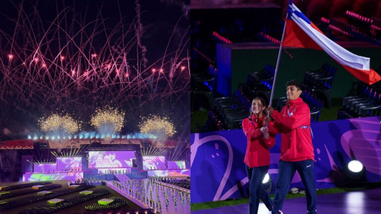 Juegos Panamericanos Junior 2025: El paso de los abanderados chilenos en la ceremonia inaugural