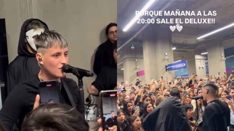 Kid Voodoo sorprende con concierto en el Metro de Santiago: Una multitud coreó sus éxitos y promocionó su nuevo álbum