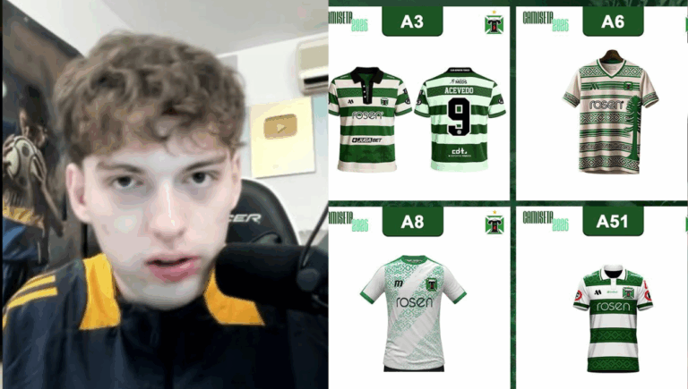 Streamer Davo Xeneize sorprende sumándose a la votación de las camisetas de Deportes Temuco