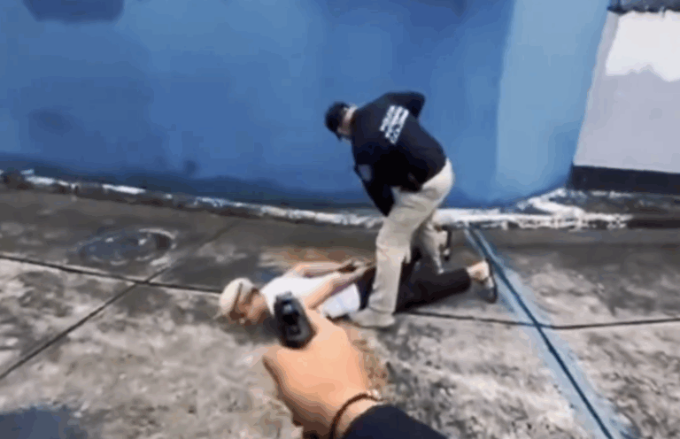 Así fue el momento exacto de la detención del sicario que mató al 