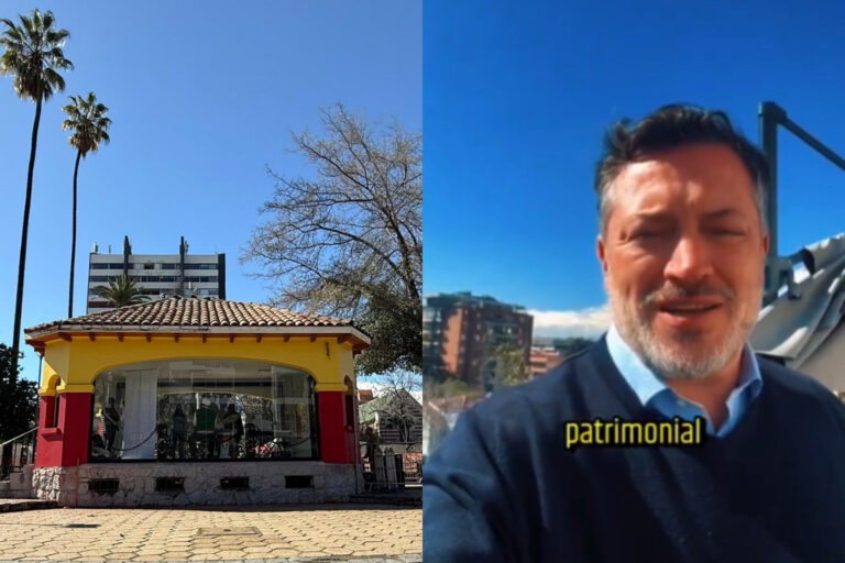 Alcalde Sichel defiende renovación de pérgola en Ñuñoa: Acusó que “a cierta izquierda boutique le molesta todo”