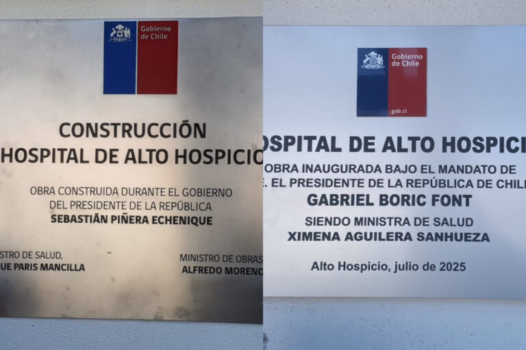Ebensperger (UDI) acusa retiro de placa de Piñera en hospital para reemplazarla por una de Boric: “Es un acto de irrespeto…”
