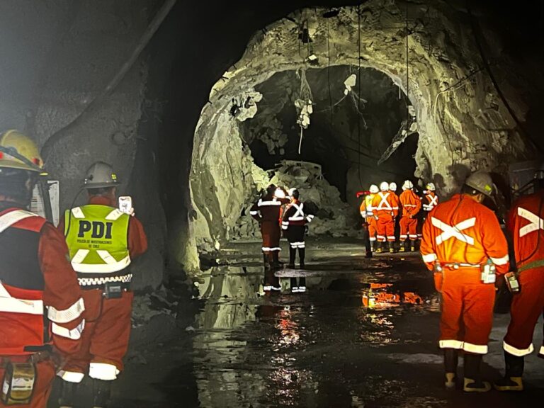 Tragedia en Codelco: Equipo de fiscales y académicos que descendieron a Andesita vivieron sismos y desprendimientos de roca