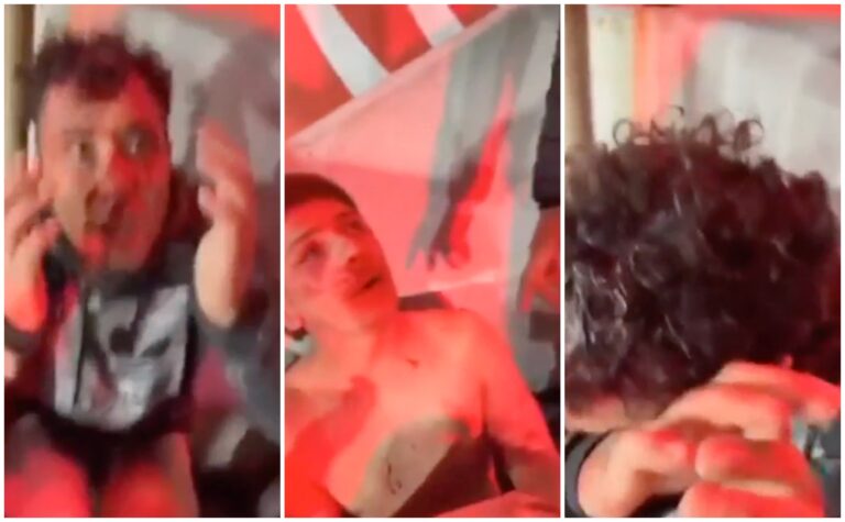 Dramático video muestra cómo hinchas de Independiente exigen a fanáticos de la U pedir perdón mediante insultos y agresiones