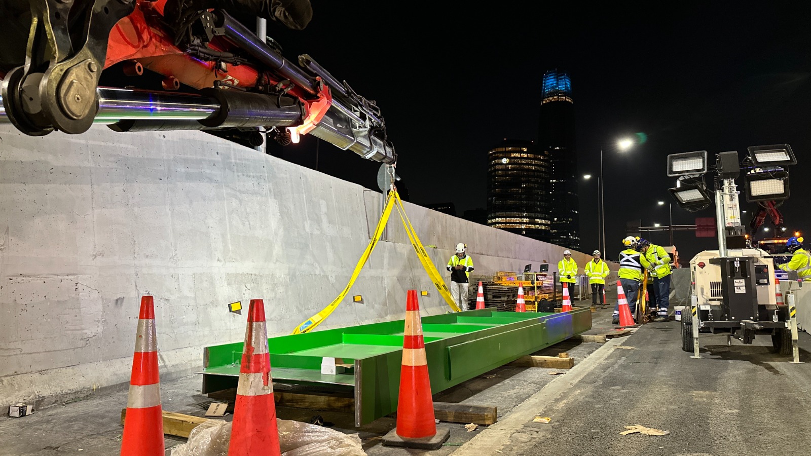 Trabajos en el Puente Lo Saldes/MOP
