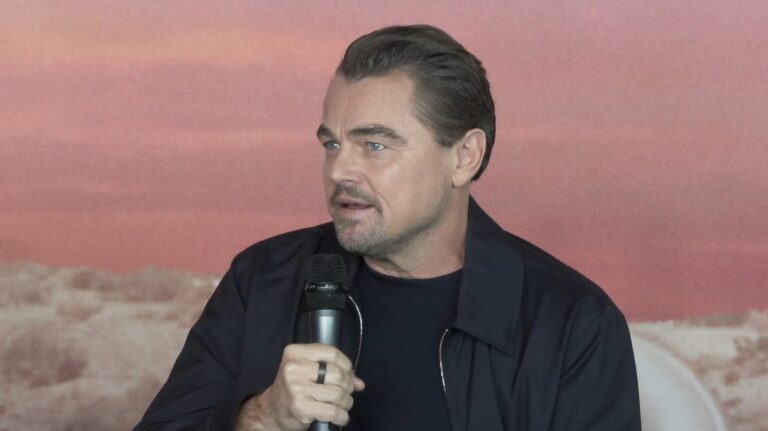 Leonardo DiCaprio habla sobre su nueva película 
