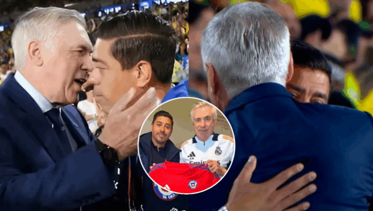 La historia detrás del sentido abrazo entre Córdova y Ancelotti durante la previa de su duelo por eliminatorias