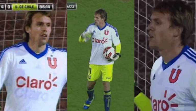 Se cumplen 12 años del día en que Civelli terminó como arquero de la U contra Lanús por Sudamericana: 