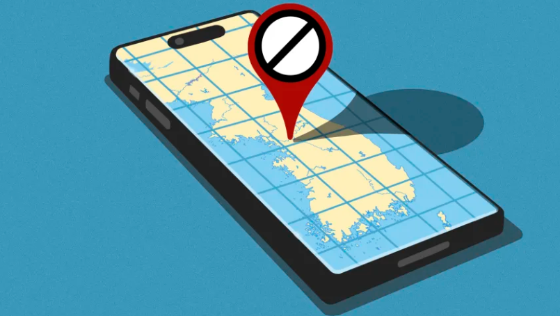 Como Google Maps no funciona completamente en Corea del Sur, los visitantes descargan aplicaciones coreanas alternativas como Kakao Map y Naver Map. Ilustración de Ian Berry/CNN/Adobe Stock