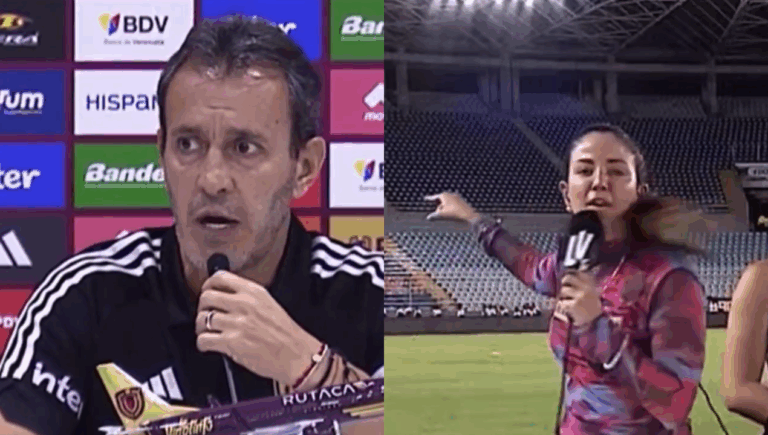 “Usted debería dar la cara”: DT de Venezuela indigna con su conferencia tras perder repechaje ante Colombia