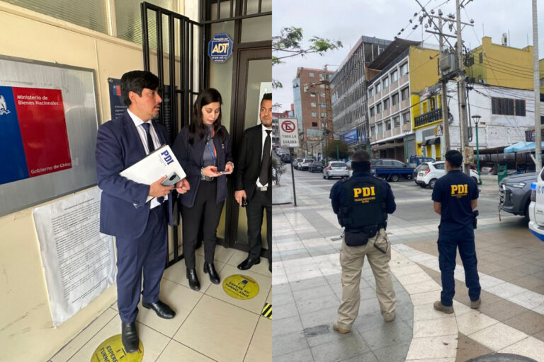 Arica: Detienen a cinco funcionarios de la Seremi de Bienes Nacionales en operativo anticorrupción