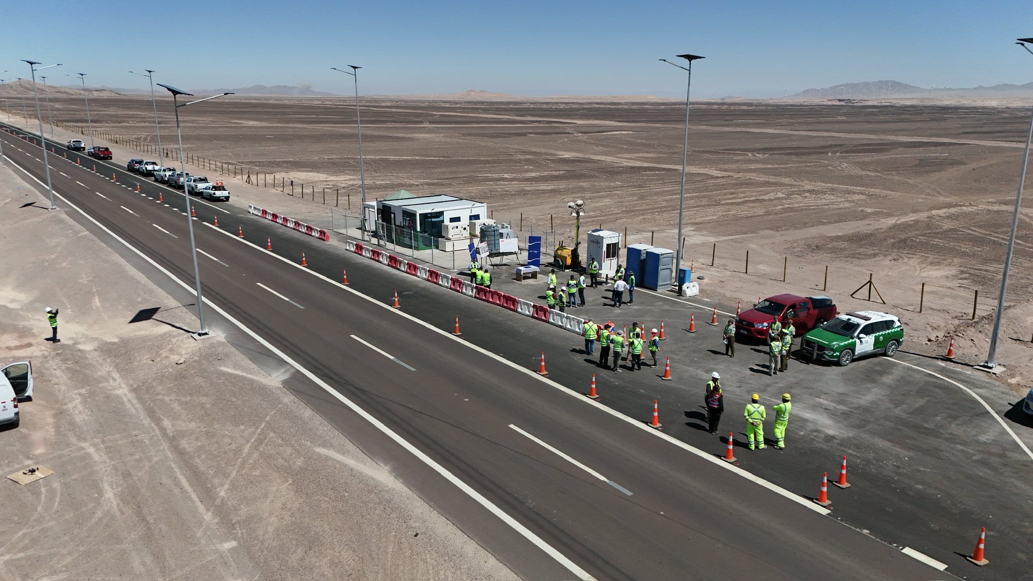 Gobierno entregó punto de control al OS7 de Carabineros en Antofagasta/@mop_chile